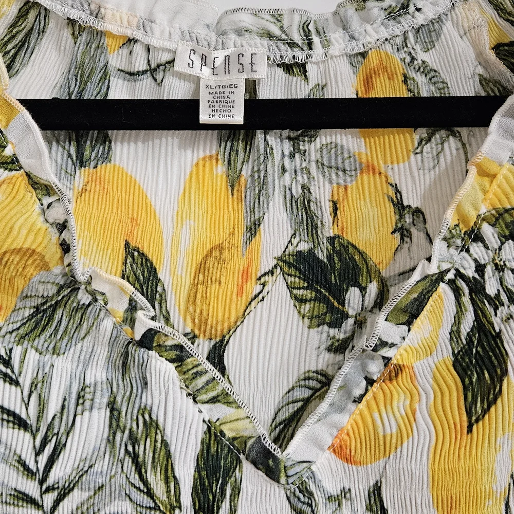 Floral V-Neck Blouse - Picture 1 of 4